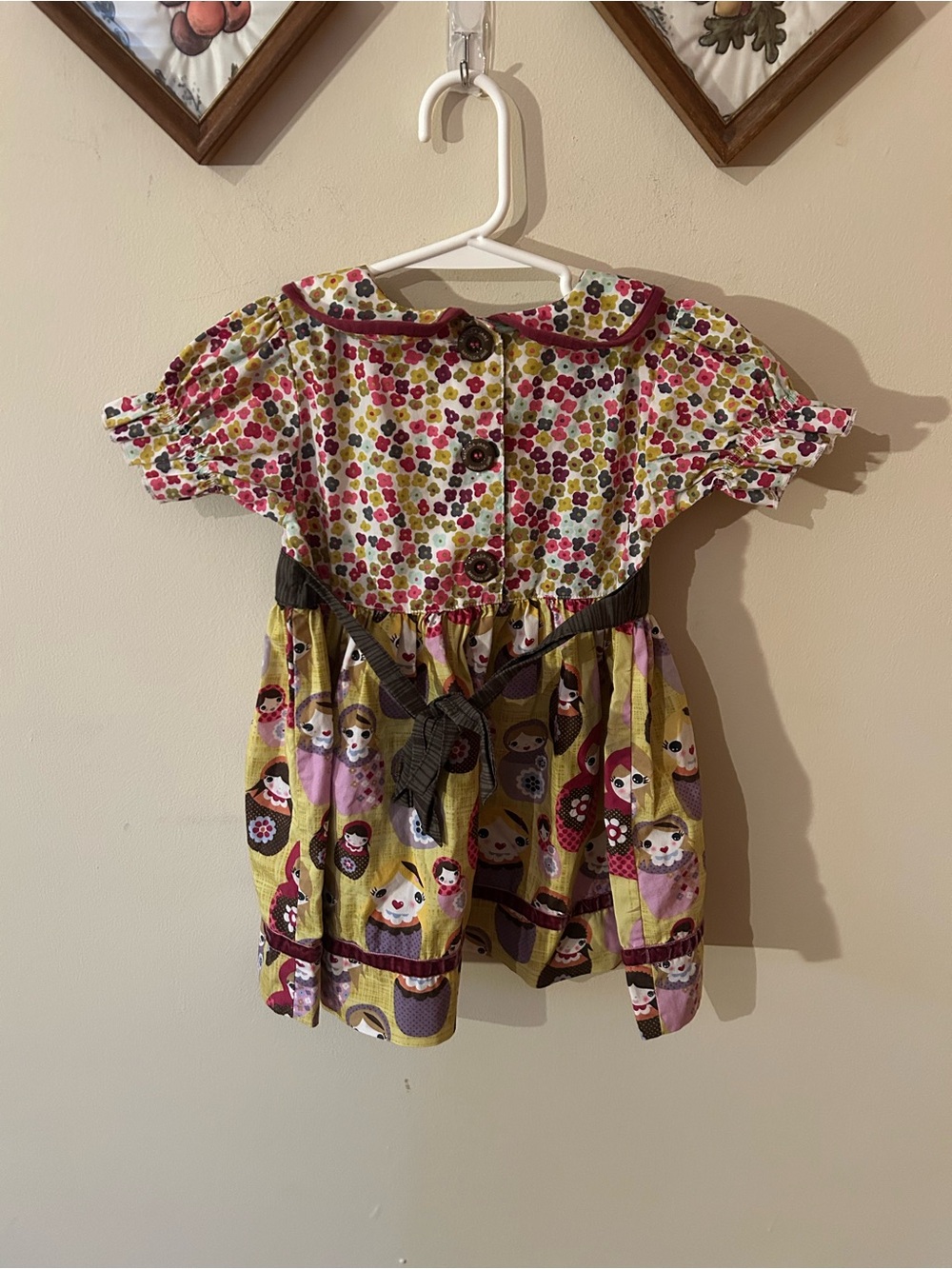Matilda Jane Nesting Dolls Button Collared Dress - Picture 2 of 4
